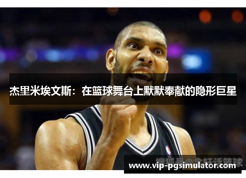 杰里米埃文斯：在篮球舞台上默默奉献的隐形巨星