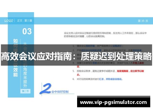 高效会议应对指南：质疑迟到处理策略